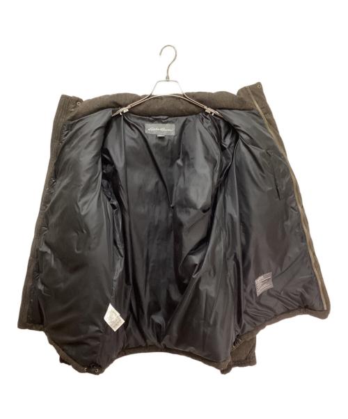 Eddie Bauer（エディーバウアー）Eddie Bauer (エディーバウアー) Wool Herringbone Down Jacket/ウールヘリンボーンダウンジャケット ブラウン サイズ:XLの古着・服飾アイテム