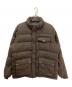 Eddie Bauer（エディーバウアー）の古着「Wool Herringbone Down Jacket/ウールヘリンボーンダウンジャケット」｜ブラウン