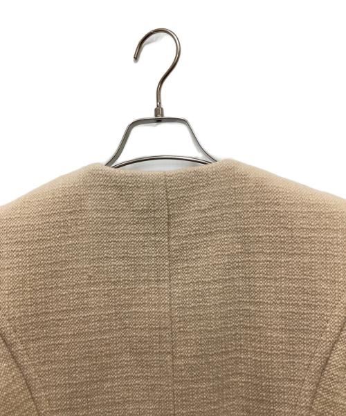 BURBERRY LONDON（バーバリーロンドン）BURBERRY LONDON (バーバリーロンドン) カシミヤノーカラーコート ベージュ サイズ:38の古着・服飾アイテム