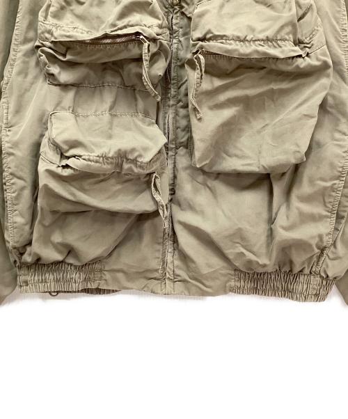 ZARA（ザラ）ZARA (ザラ) ユーティリティポケットジップアップジャケット オリーブ サイズ:Lの古着・服飾アイテム