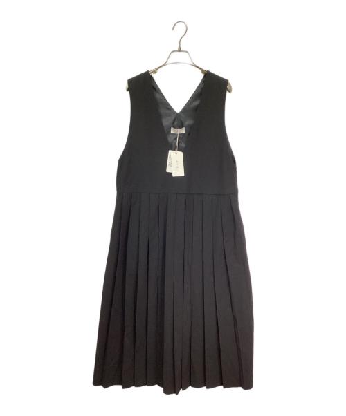 KAGURE（カグレ）kagure (カグレ) プリーツワンピース ブラック サイズ:free 未使用品の古着・服飾アイテム