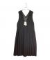 kagure（カグレ）の古着「プリーツワンピース」｜ブラック