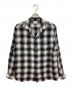 TOWN CRAFTタウンクラフト）の古着「60S LOOP COLLAR SHIRT/ループカラーシャツ」｜ブラック