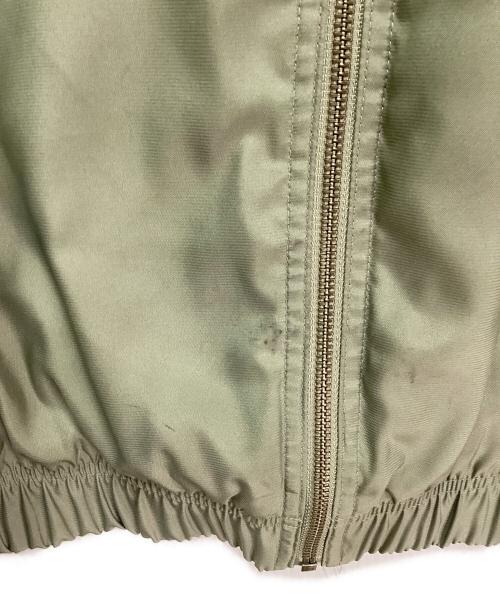 NIKE（ナイキ）NIKE (ナイキ) Solo Swoosh Satin Bomber Jacket/ソロスウッシュサテンボンバージャケット カーキ サイズ:Lの古着・服飾アイテム