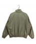 NIKE (ナイキ) Solo Swoosh Satin Bomber Jacket/ソロスウッシュサテンボンバージャケット カーキ サイズ:L：8000円