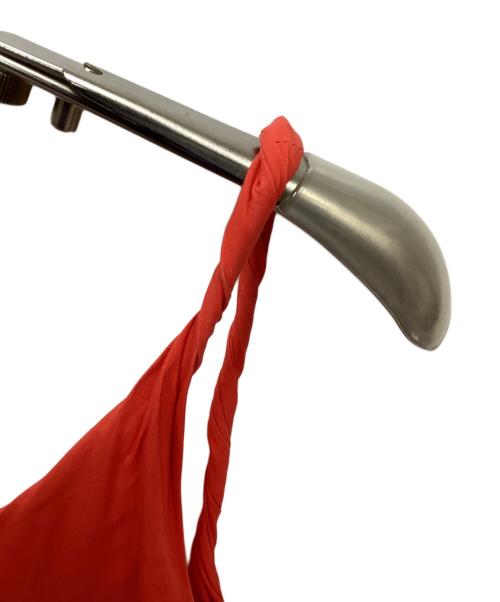 ETRE TOKYO（エトレトウキョウ）ETRE TOKYO (エトレトウキョウ) バルーンツイストキャミドレス マキシキャミソールワンピース レッド サイズ:freeの古着・服飾アイテム