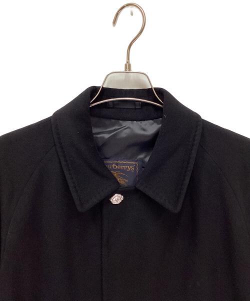 Burberry's（バーバリー）Burberry's (バーバリー) カシミヤステンカラーコート ブラック サイズ:表記なしの古着・服飾アイテム