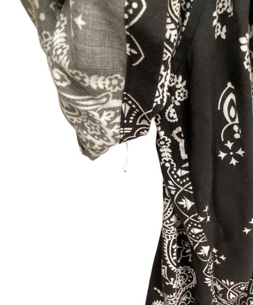 MIYAGIHIDETAKA（ミヤギヒデタカ）MIYAGIHIDETAKA (ミヤギヒデタカ) Saturdays NYC (サタデーズ ニューヨーク) ペイズリーオープンカラーシャツ ブラック サイズ:Mの古着・服飾アイテム