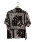 MIYAGIHIDETAKA (ミヤギヒデタカ) Saturdays NYC (サタデーズ ニューヨーク) ペイズリーオープンカラーシャツ ブラック サイズ:M：12000円