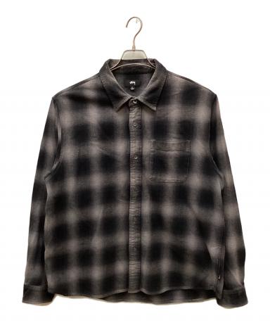 Stussy Pete Plaid Shirt L/S ステューシー 中古・古着通販】stussy (ステューシー) Pete Plaid shirt ブラック