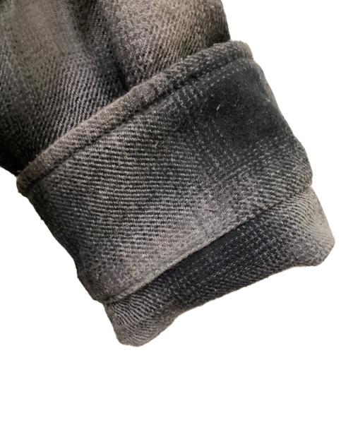 stussy（ステューシー）stussy (ステューシー) Pete Plaid shirt ブラック×グレー サイズ:Lの古着・服飾アイテム