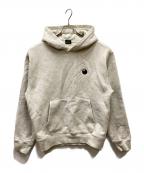 stussyステューシー）の古着「8 BALL EMBROIDERED HOODIE」｜グレー