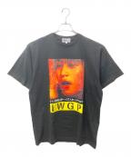 MEDICOM TOY LIFE ENTERTAINMENTメディコムトイ・ライフエンターテイメント）の古着「プリントTシャツ」｜ブラック
