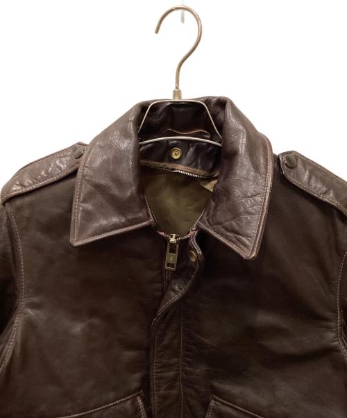 Schott（ショット）Schott (ショット) A-2 フライトジャケット ブラウン サイズ:36の古着・服飾アイテム