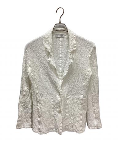 [me by ISSEI MIYAKE]白ジャケット 試着のみ未使用 中古・古着通販】me ISSEY MIYAKE (ミーイッセイ ミヤケ) CAULIFLOWER