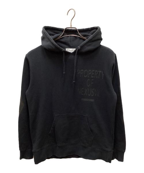 NEXUSVII（ネクサスセブン）NEXUSVII (ネクサスセブン) プルオーバーパーカー ブラック サイズ:48の古着・服飾アイテム