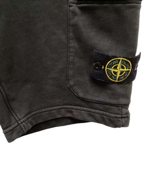 STONE ISLAND（ストーンアイランド）STONE ISLAND (ストーンアイランド) ハーフパンツ ブラック サイズ:Lの古着・服飾アイテム