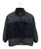 COMME des GARCONS HOMMEコムデギャルソン オム）の古着「エステルボアフリース×エステルリップクロス」｜ブラック