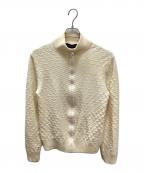 LOUIS VUITTONルイ ヴィトン）の古着「ダミエジップアップカーディガン」｜アイボリー