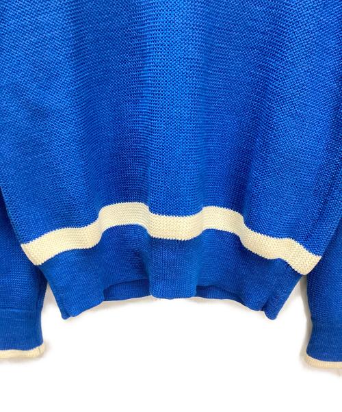 Maison Margiela 14（メゾンマルジェラ 14）Maison Margiela 14 (メゾンマルジェラ 14) Vネックニット ブルー サイズ:Sの古着・服飾アイテム