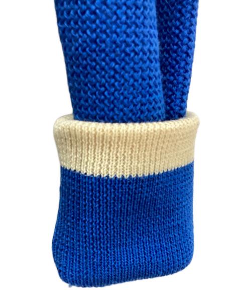 Maison Margiela 14（メゾンマルジェラ 14）Maison Margiela 14 (メゾンマルジェラ 14) Vネックニット ブルー サイズ:Sの古着・服飾アイテム