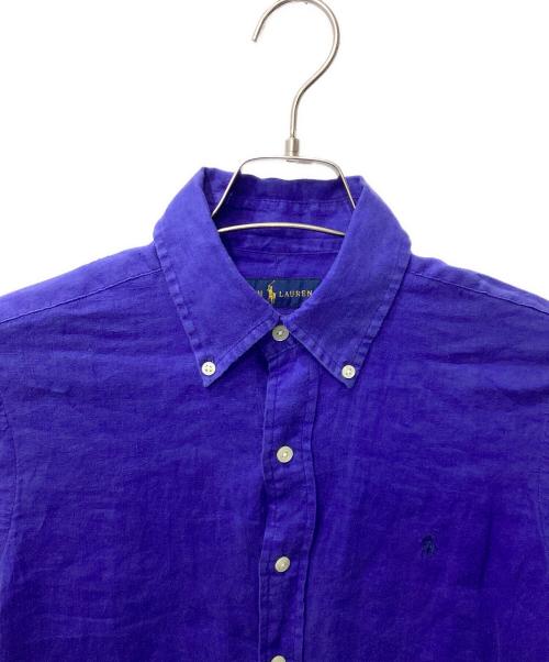 RALPH LAUREN（ラルフローレン）RALPH LAUREN (ラルフローレン) リネンシャツ ブルー サイズ:XSの古着・服飾アイテム