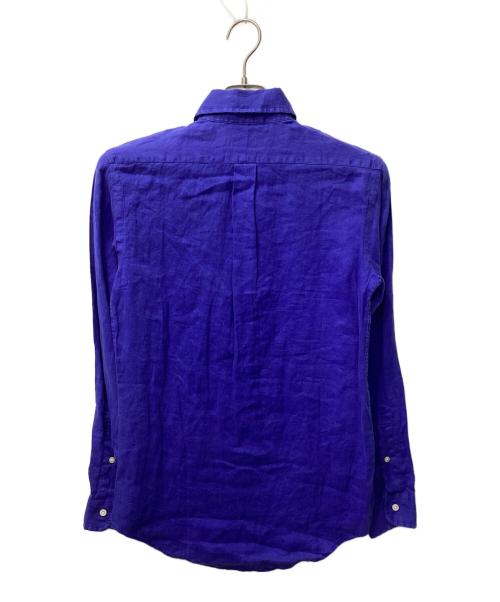 RALPH LAUREN（ラルフローレン）RALPH LAUREN (ラルフローレン) リネンシャツ ブルー サイズ:XSの古着・服飾アイテム