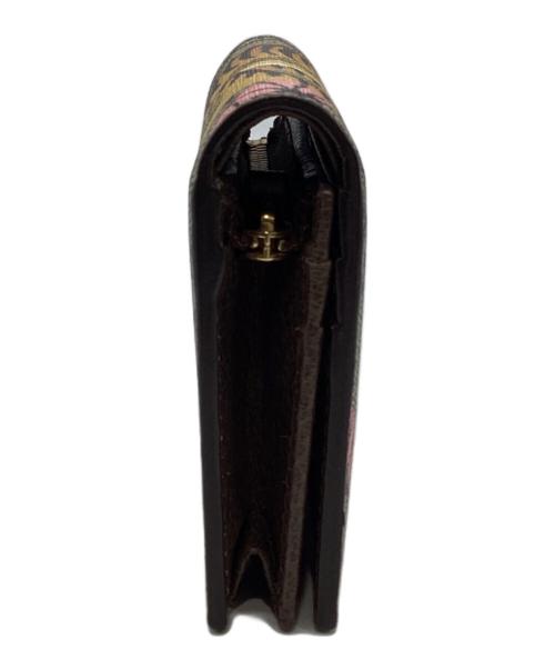 GUCCI（グッチ）GUCCI (グッチ) ベンガルコンパクトウォレット ブラウンの古着・服飾アイテム