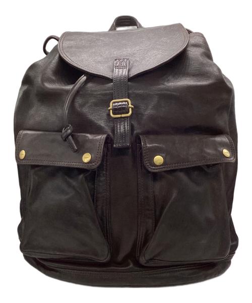 PORTER（ポーター）PORTER (ポーター) RUCKSACK / レザーリュックサック ブラウンの古着・服飾アイテム