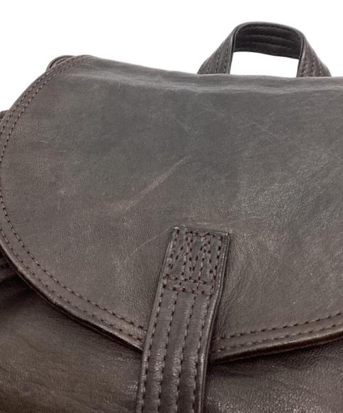 PORTER（ポーター）PORTER (ポーター) RUCKSACK / レザーリュックサック ブラウンの古着・服飾アイテム