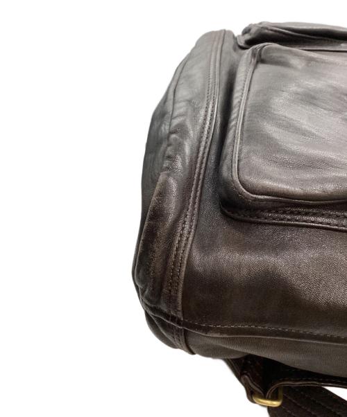 PORTER（ポーター）PORTER (ポーター) RUCKSACK / レザーリュックサック ブラウンの古着・服飾アイテム