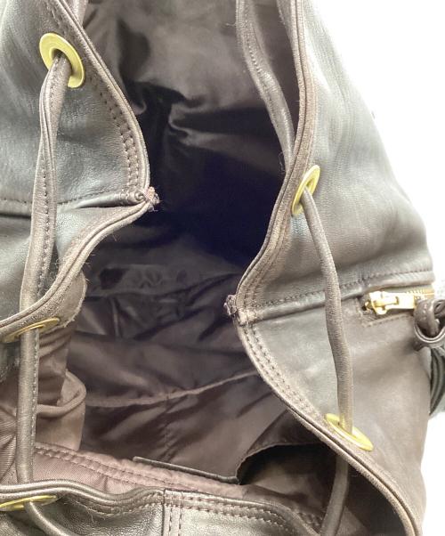 PORTER（ポーター）PORTER (ポーター) RUCKSACK / レザーリュックサック ブラウンの古着・服飾アイテム