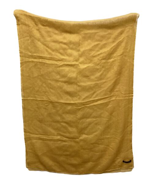 douce gloire（ドゥースゴロワー）DOUCE GLOIRE (ドゥースゴロワー) カシミヤブレンドストール イエローの古着・服飾アイテム