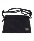 PORTERポーター）の古着「ハイブリッドサコッシュ」｜ブラック