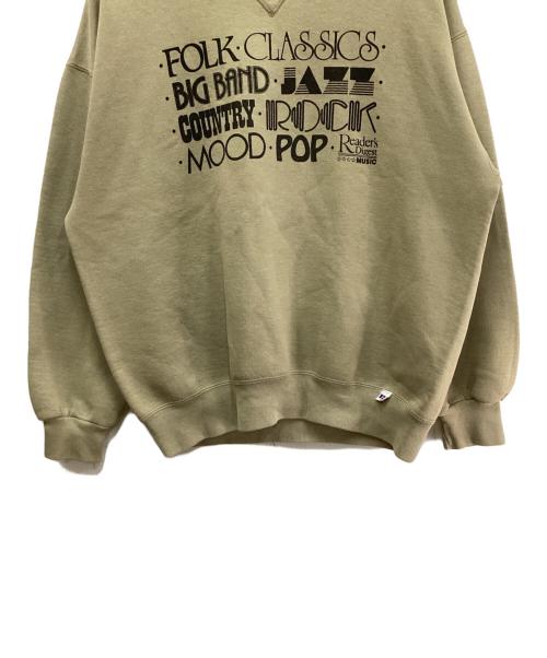 RUSSELL ATHLETIC（ラッセルアスレチック）RUSSELL ATHLETIC (ラッセルアスレチック) プリントスウェット カーキ サイズ:XLの古着・服飾アイテム