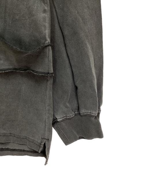 GALFY（ガルフィー）GALFY (ガルフィー) 穴の向こうにわんちゃんロンTee ブラック サイズ:XLの古着・服飾アイテム