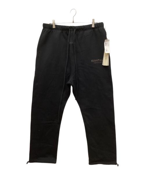 FOG ESSENTIALS（フィアオブゴッド エッセンシャル）FOG ESSENTIALS (フィアオブゴッド エッセンシャル) リラックスフリーススウェットパンツ ブラック サイズ:Lの古着・服飾アイテム