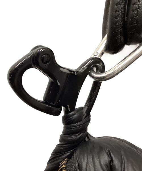 NUTEMPEROR（ナットエンペラー）NUTEMPEROR (ナットエンペラー) PU LEATHER BAG (BLACK)/フェイクレザーバッグ ブラックの古着・服飾アイテム