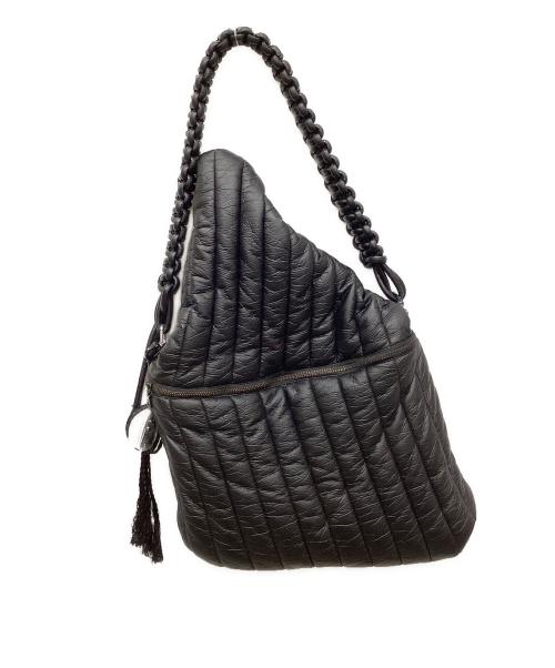 NUTEMPEROR（ナットエンペラー）NUTEMPEROR (ナットエンペラー) PU LEATHER BAG (BLACK)/フェイクレザーバッグ ブラックの古着・服飾アイテム