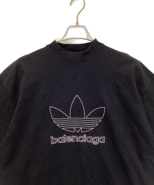 adidas（アディダス）adidas (アディダス) BALENCIAGA (バレンシアガ) 半袖Tシャツ ブラック サイズ:4の古着・服飾アイテム