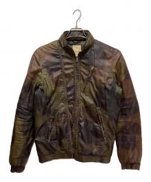 DIESEL（ディーゼル）の古着「カモ柄中綿ジャケット」｜オリーブ