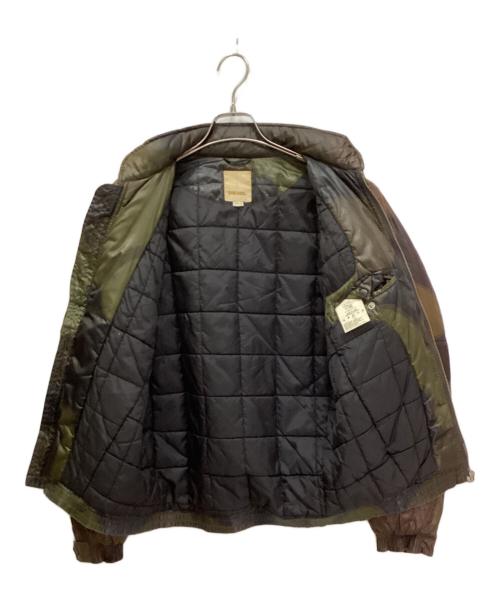 DIESEL（ディーゼル）DIESEL (ディーゼル) カモ柄中綿ジャケット オリーブ サイズ:Sの古着・服飾アイテム