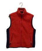 GAPギャップ）の古着「フリースベスト」｜レッド