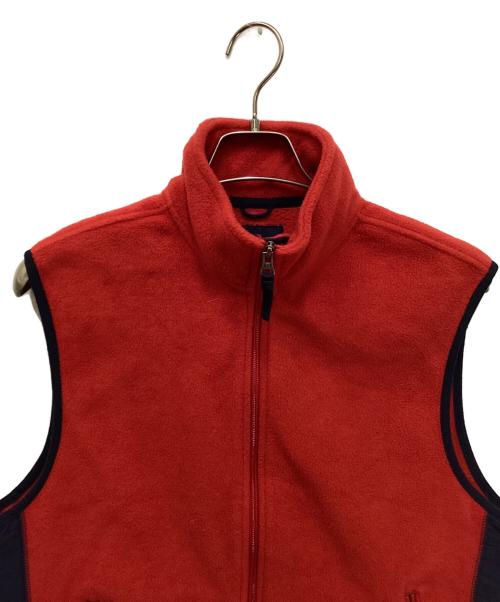 GAP（ギャップ）GAP (ギャップ) フリースベスト レッド サイズ:Mの古着・服飾アイテム