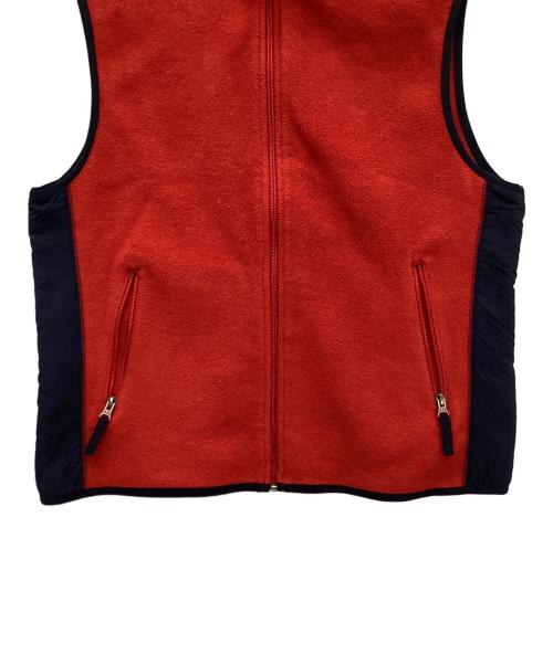 GAP（ギャップ）GAP (ギャップ) フリースベスト レッド サイズ:Mの古着・服飾アイテム
