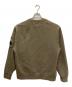 C.P COMPANY (シーピーカンパニー) Brushed and Emerized Diagonal Fleece Lens Crew Neck Sweatshirt ベージュ サイズ:L：16000円