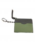LOEWEロエベ）の古着「コイン＆パスケース」｜グレー×グリーン
