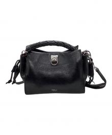 MULBERRY（マルベリー）の古着「スモールアイリス」｜ブラック