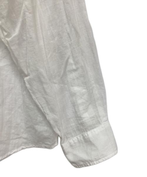 POLO RALPH LAUREN（ポロ・ラルフローレン）POLO RALPH LAUREN (ポロ・ラルフローレン) エポーレットラミーコットンシャツ ホワイト サイズ:XLの古着・服飾アイテム