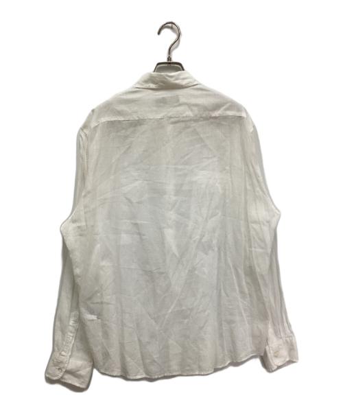 POLO RALPH LAUREN（ポロ・ラルフローレン）POLO RALPH LAUREN (ポロ・ラルフローレン) エポーレットラミーコットンシャツ ホワイト サイズ:XLの古着・服飾アイテム